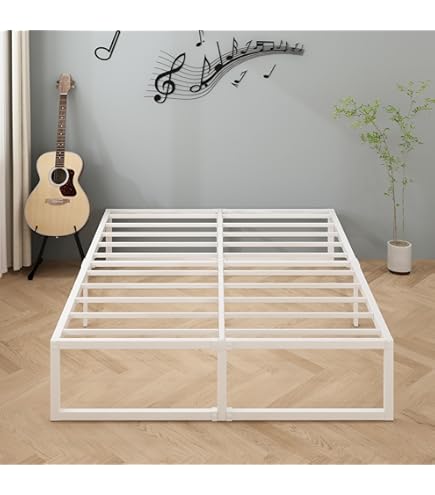 Amazon｜VERFARM メタル ベッドフレーム セミダブル 頑丈な金属製