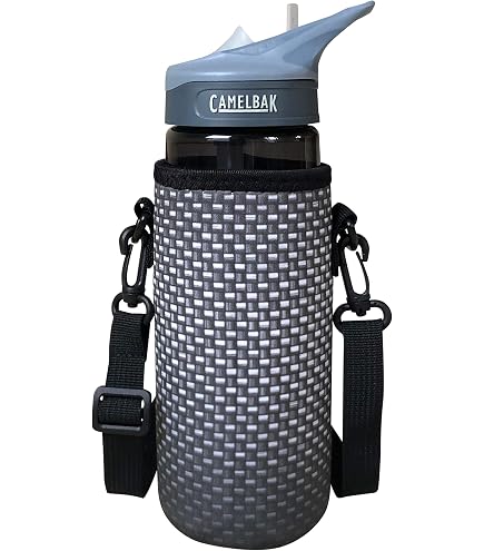 NEOSLING Adjustable Neoprene Bottle Holder – Sky Blue Insulated Sling For Water Bottles | Hands-Free Carry - View #8