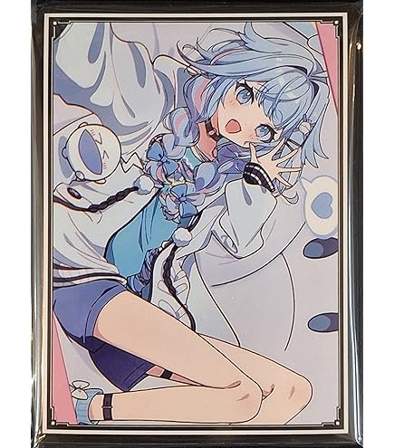 Amazon.co.jp: 白詰草 スタンダードサイズ カードスリーブ 『ホロ 水宮