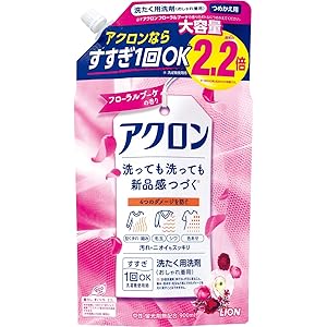 【大容量】アクロン おしゃれぎ用洗剤 フローラルブーケの香り 洗濯洗剤 液体 詰め替え 900ml