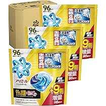 Amazon.co.jp: アリエール 洗濯洗剤 ジェルボール プロ 漂白剤つけおき