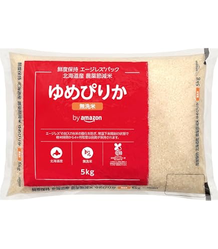 Amazon.co.jp: 北海道産米 ゆめぴりか ([令和7年産]10kg, 白米) : 食品