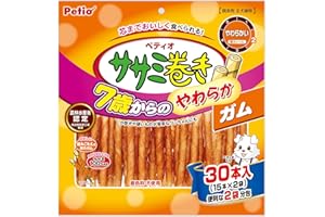ペティオ (Petio) 7歳からのやわらか ササミ巻き ガム 30本入