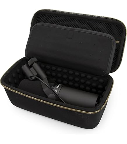 SHURE SM7B ダイナミックマイク+ケース Amazon.co.jp: for Shure SM7B 収納ケース for SHURE SM7B ボーカル