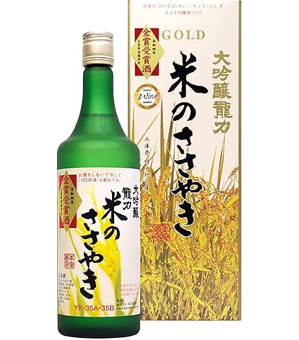 Amazon.co.jp: 龍力 大吟醸 米のささやき [ 日本酒 1800ml x 1本