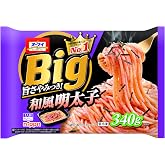 [冷凍] オーマイBig 和風明太子 340g パスタ 麺 スパゲッティ 大盛り トレー 入り