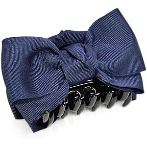 (ヴィラジオ)Viragio ヘアクリップ リボン 大 大きめ バンスクリップ 黒 シンプル ヘアアクセサリー 髪留め… (ヴィラジオ)Viragio ヘアクリップ リボン 大 大きめ バンスクリップ 黒 シンプル ヘアアクセサリー 髪留め…