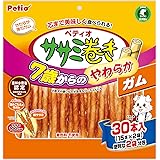 ペティオ (Petio) 犬用おやつ ササミ巻き 7歳からのやわらかガム 15個 (x 2)