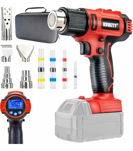Milwaukee 2688-20 M18 Cordless Compact Heat Gun – 7-Second Heat Up, LED Light, Ladder Hook