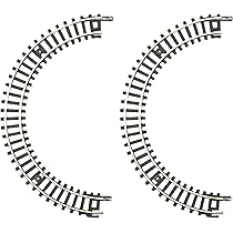 Amazon | Zゲージ 道床なし曲線レール R45mm 180° 2本入り R091