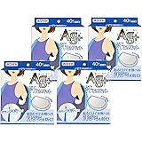 【まとめ買い】 コットン・ラボ 汗とりパット 銀イオン ホワイト 40枚 × 4個 (80組 160枚入り) 汗ジミ 黄ばみ 脇汗 予防 衣類に貼るだけ 男性も 目立ちにくい Ag+ 大容量 お得
