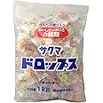 サクマ製菓 袋入りドロップス 1kg ミント 1 袋