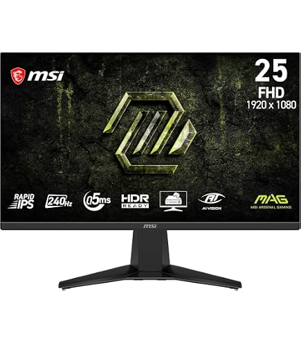Amazon.co.jp: MSI Optix MAG241CV 湾曲パネル採用 ゲーミングモニター
