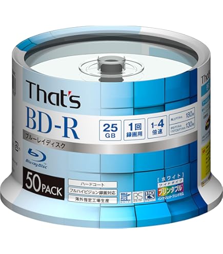 That&#39;s BD-R DL ビデオ用 50GB 片面2層 30枚 日本製 Amazon.co.jp: SONY 日本製 ビデオ用BD-R 追記型 片面2層50GB 2
