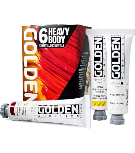 Amazon.co.jp: Golden Acrylic Open 905 22ml ミキシング12色セット