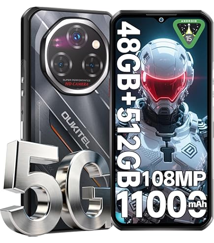 Amazon | OUKITEL WP55S Android 15 SIMフリー スマホ 本体 24GB RAM