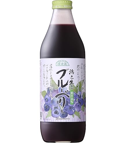 Amazon.co.jp: 順造選 ブルーベリー100（果汁100％ストレート）500ml×6