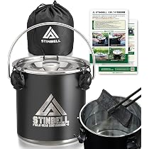 Amazon | 【Fielder掲載】 火消し壺 キャンプ 水・酸欠消火 ステンレス