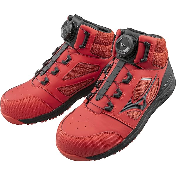 Amazon.co.jp: Mizuno ALMIGHTY LSII73M BOA Safety Shoes, Midcut