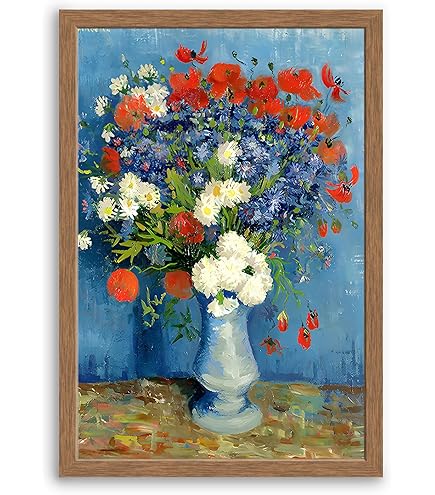 Amazon.co.jp: 【F6】 世界の名画額 花咲くアーモンドの木の枝 ゴッホ
