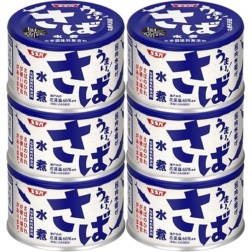 SSK 清水食品 うまい!さば水煮 150g×6個