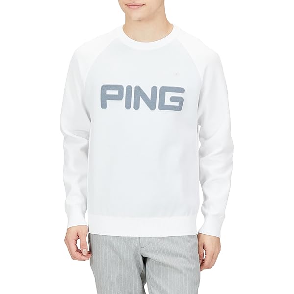 Amazon | [ピン アパレル] メンズ クルーネックニット (ベーシック