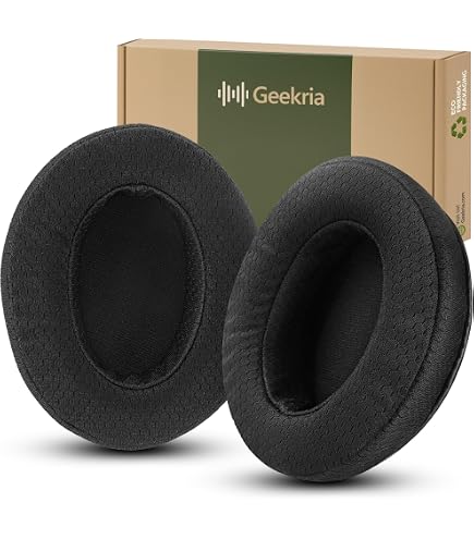 Amazon | Geekria Comfort ハイブリッドベロア 交換用 イヤーパッド