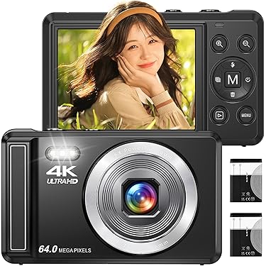 コンパクトカメラ Amazon | デジタルカメラ 5K録画 デジカメ 7500万画素 Wi-Fi機能