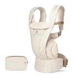 Ergobaby(エルゴベビー) OMNI Deluxe Linen オムニデラックス ナチュラル 抱っこ紐 保証付き 日本正規品 リネン なめらかな肌当たり吸湿性 通気性 ベビーキャリア 赤ちゃん 新生児 抱っこひも CREGBCODLNATLIN