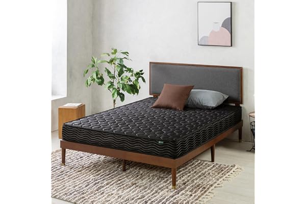 Zinus BASIC Pocket Coil Mattress, Single, Thickness 7.9 Inches (20 cm), 450 Coils, Pressure Relief, Relatively Firm, High Dur