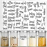 FYY Home Organization Labels,168PCS Food Label Stickers, Preprinted Label Stickers for Kitchen Pantry Storage and Cleaning,Wa