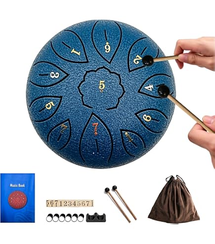 Amazon | スリットドラム スチールタングドラム 11音 6インチ 打楽器