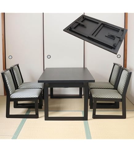 Amazon｜NEW和室用テーブル3点セット 和室用テーブル1台75x75x高さ60cm