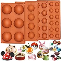 Funshowcase シリコンモールド 半球体 樹脂 フォンダン 4個セット