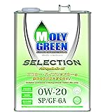モリグリーン(Moly Green) エンジンオイル セレクション 0W20 SP/GF-6A 4L 全合成油 0470076