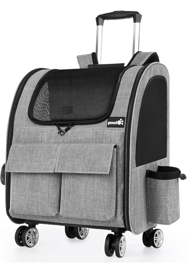 Amazon | RoBeKaU ペットケージ キャスター付き猫用リュック