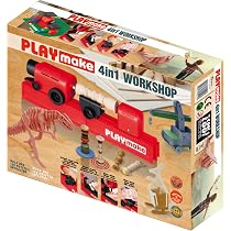 Amazon.co.jp: PLAYmake 4in1 木工クラフトツール ｜糸のこ・旋盤など4