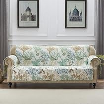 Barefoot Bungalow Atlantis Throw Blanket 50x60 Inches - Jade, Seahorse & Coral Design, Reversible