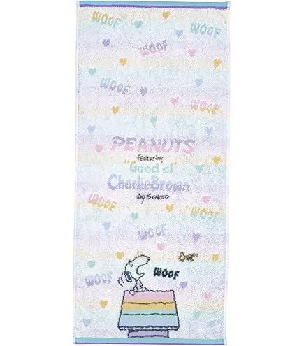 Amazon｜nishikawa【西川】 スヌーピー フェイスタオル 34X80cm 洗える