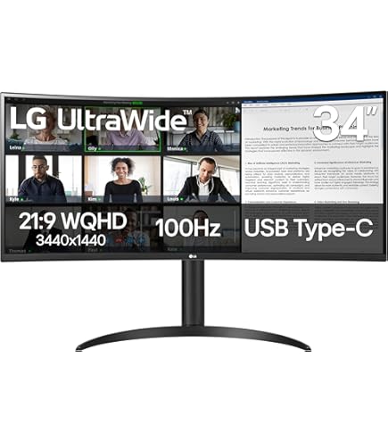 Amazon.co.jp: LG UltraWide QHD 34-Inch Curved Computer Monitor