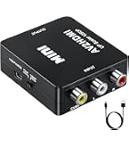 Amazon | RCA to HDMI 変換コンバーター AV to HDMI 変換コンバーター