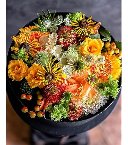 Amazon｜THE WOW カラフルガーデン アレンジメント 【S／M／Lサイズ