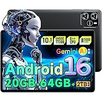 Amazon.co.jp: タブレット android 16 【Gemini AI搭載 フイルム貼り