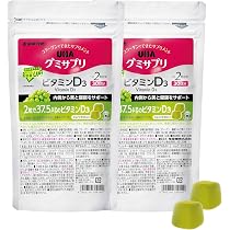 Amazon | UHA味覚糖 グミサプリ ビタミンD3 2袋セット (マスカット味