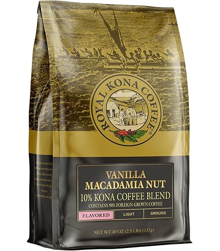 Amazon.co.jp: ロイヤルコナコーヒー バニラマカダミアナッツ ワン