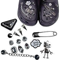 Amazon.co.jp: スタッズ ロック ロボ チェーン クロックス 用 シュー