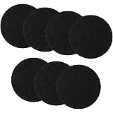 7 Pack Compost Bin Charcoal Filters Round Indoor Kitchen Compost Bucket Activated Charcoal Filters Replacements Sheets (6.7 I