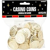 Amscan Casino Gold Coins, One Size