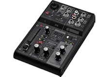 ヤマハ YAMAHA ライブストリーミングミキサー 3チャンネル ブラック AG03MK2 B