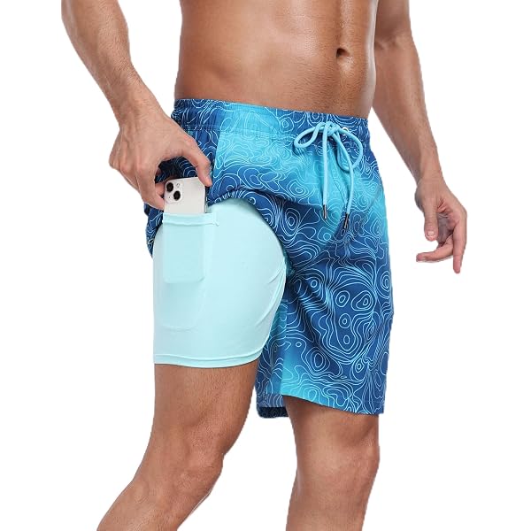 Amazon.co.jp: [AX] 水着 メンズ 海水パンツ 膝丈 夏 新柄 メッシュ 